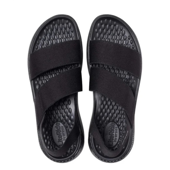 Crocs Women LiteRide Stretch Sandals - Picture 1 of 6